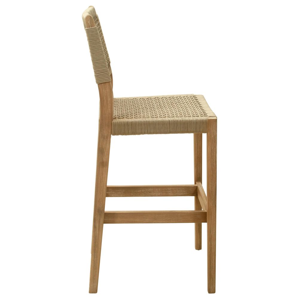 Zuo Modern Corde Patio Barstool in Beige, , large