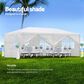 HOMLUX 10" x 20" Outdoor Canopy Gazebo with Sidewalls for Party in White, , large