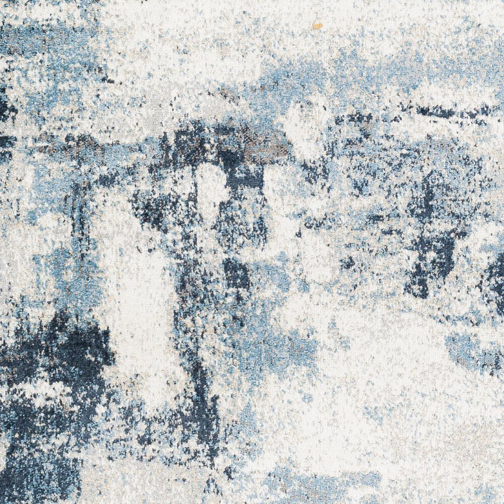 Surya Lavadora LVR-2313 2&#39;7&quot; x 7&#39;3&quot; Ink Blue, Navy, Light Gray, Light Beige and Cream Runner, , large
