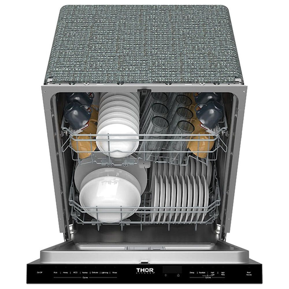 Thor Kitchen 24" Built-In Top Control Dishwasher with Pocket Handle in Stainless Steel, , large