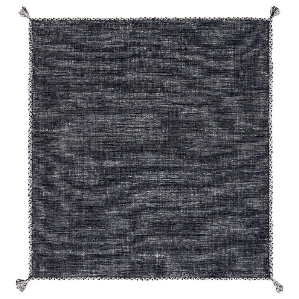Safavieh Montauk 5" Square Grey and Black Area Rug, , large