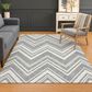 Dalyn Rug Company The Reserve TR17 Pewter 5" x 7"6" Indoor/Outdoor Area Rug, , large