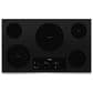 Whirlpool 36" Electric Ceramic Glass Cooktop with Triple Radiant Element In Stainless Steel, , large