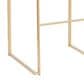 Lumisource Fuji Stackable Barstool with Grey Faux Leather in Gold (Set of 2), , large