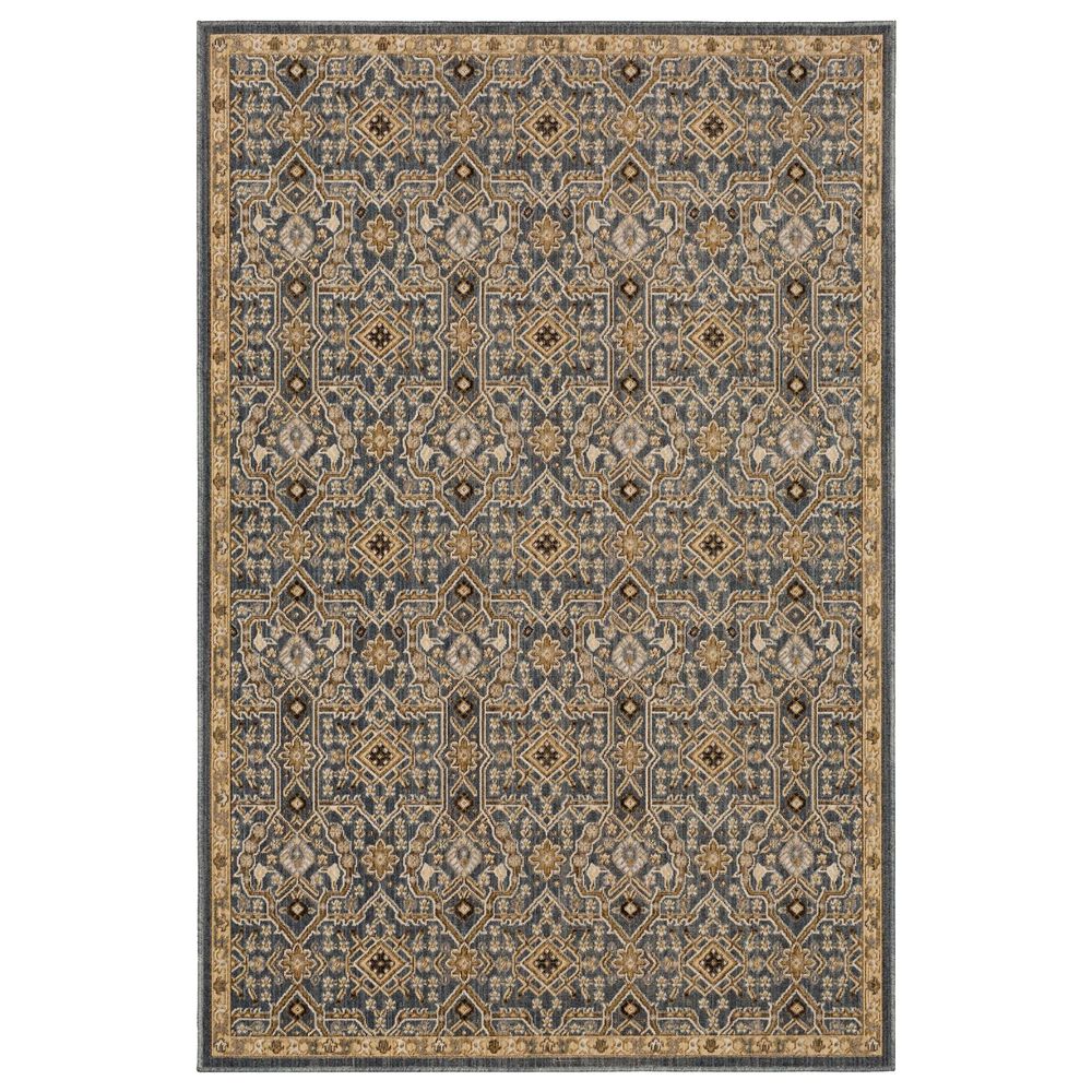 Karastan Relic Moche 92151-50128 2" x 3" Denim Area Rug, , large