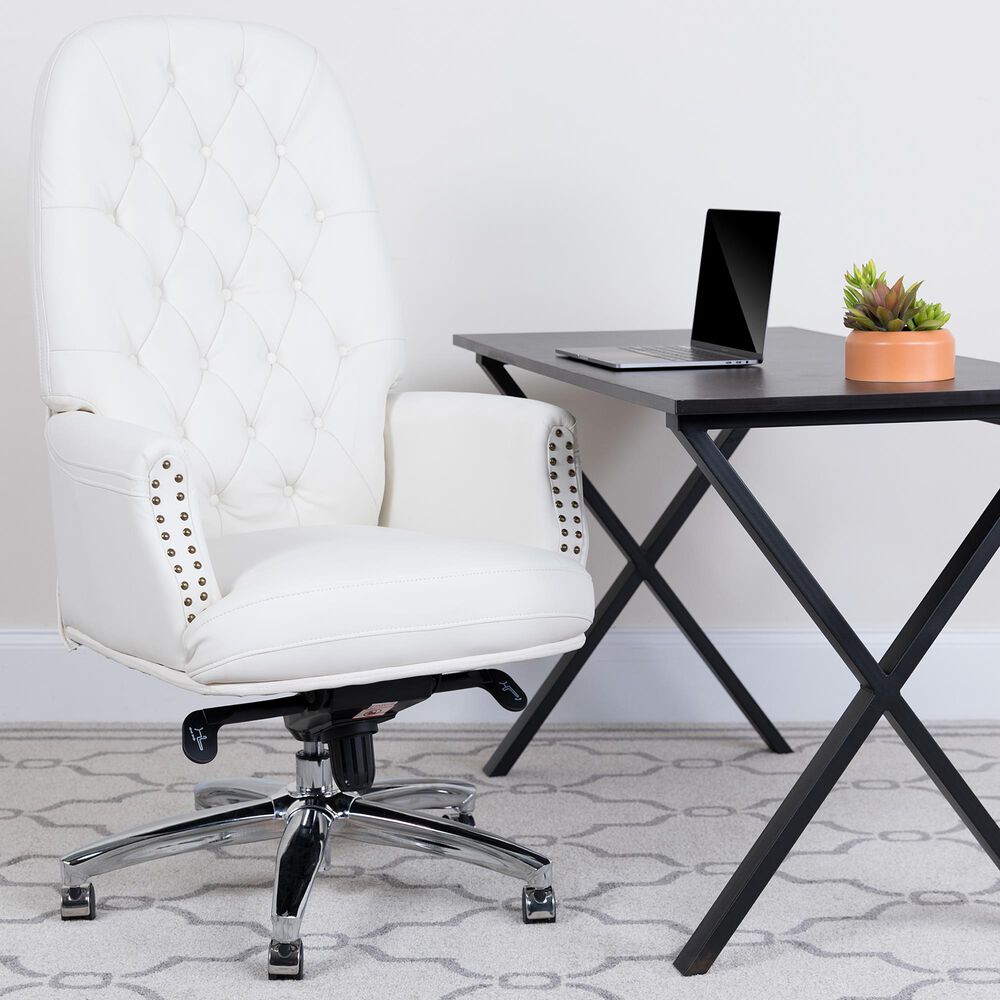 Flash Furniture Jaelyn Chair in White, , large
