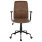 Lumisource Fredrick Office Chair with Espresso Cushion in Black, , large