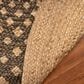 L&R Resources Synergy 6" Round Tan and Gray Area Rug, , large