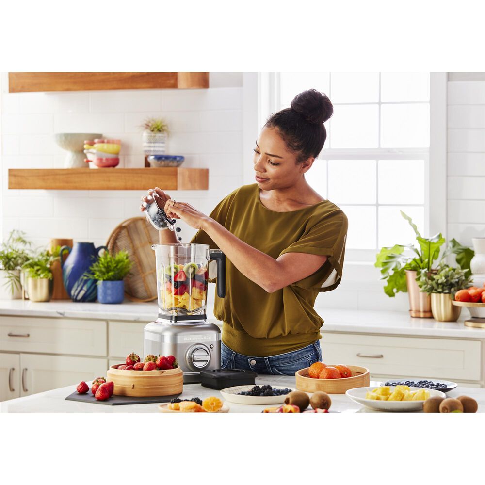 KitchenAid K400 Variable Speed Blender with Tamper in Contour Silver, , large