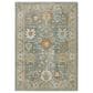 Oriental Weavers Maeve MAE02 Blue and Rust 7"10" x 10"10" Area Rug, , large