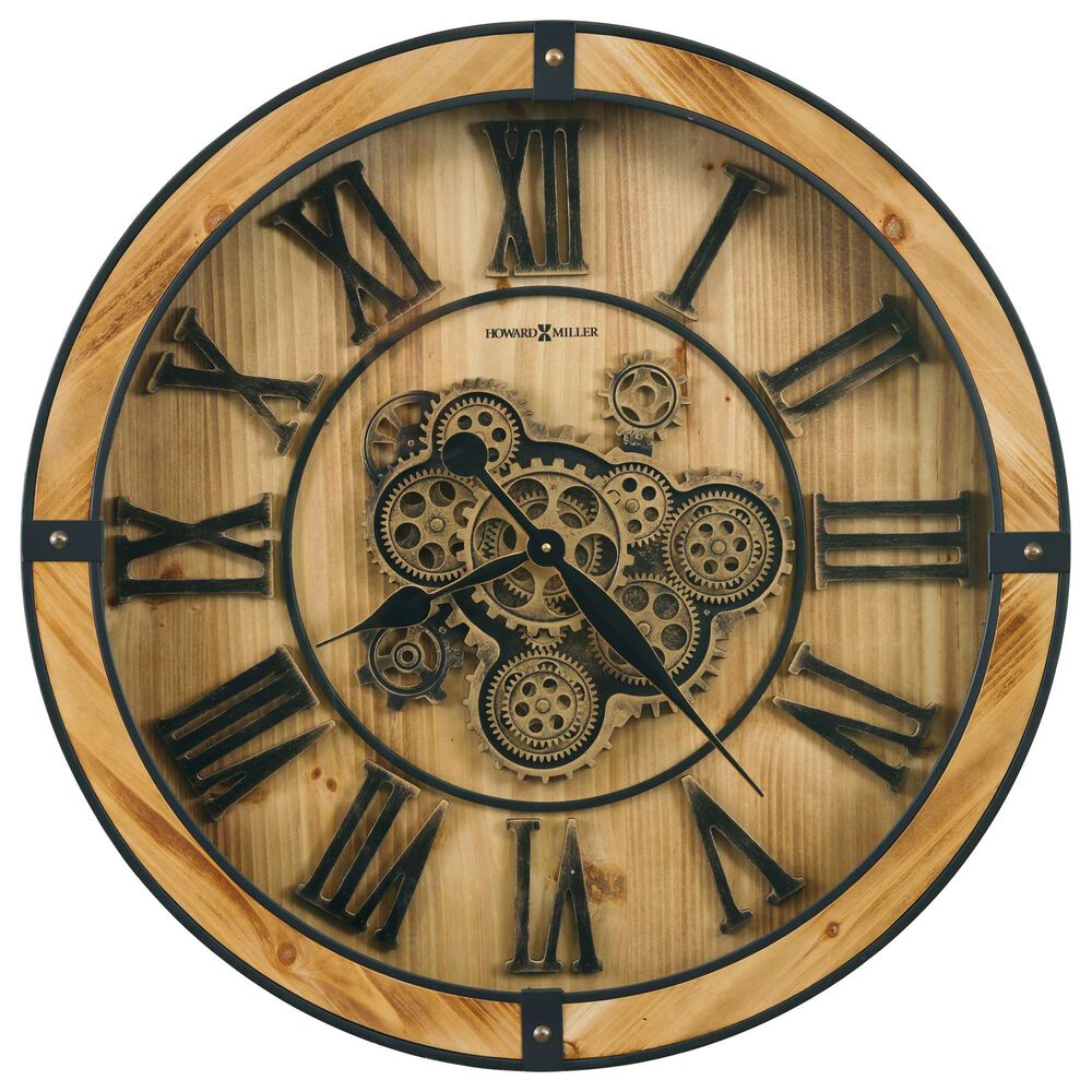 Howard Miller Oakley Wall Clock in Natural, , large