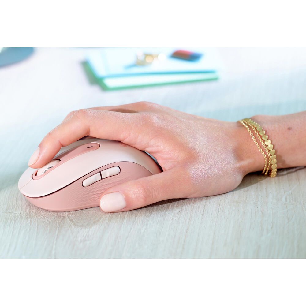 Logitech Signature M650 Wireless Mouse in Rose Nebraska Furniture Mart