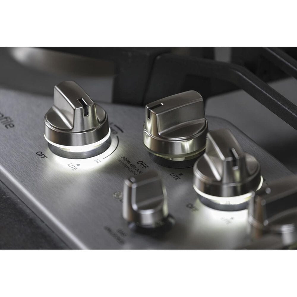 GE Profile 30&quot; Built-In Gas Cooktop in Stainless, , large