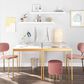 Lumisource Fuji Dining Table in White/Gold, , large