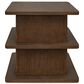 Moe"s Home Collection Casey Side Table in Dark Brown, , large