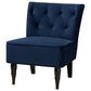 Baxton Studio Harmon Accent Chair in Navy Blue, , large