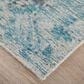 Feizy Loralai Blue and Gray 5" x 8" Area Rug, , large