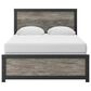 Ashley Broachmyn 4-Piece Queen Panel Bedroom Set in Black and Gray, , large
