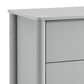Modway Emmeline Scalloped 2 Drawer Nightstand in Light Gray, , large