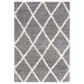 Safavieh Venus Shag VNS681J 5"3" x 7"6" Grey and Ivory Area Rug, , large