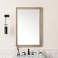 James Martin Vanities Glenbrooke 26" Rectangular Mirror in Whitewashed Oak, , large