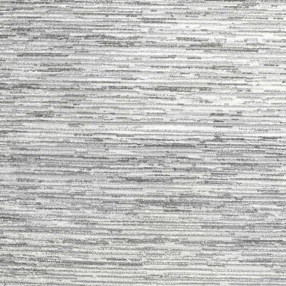 Radici USA Davide Striped 5&#39;3&quot; Round Grey Area Rug, , large