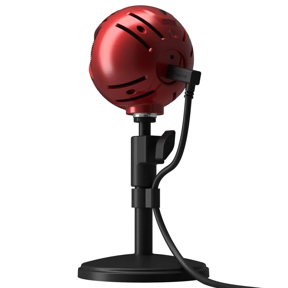 Arozzi Sfera Gaming/Streaming/Office USB Microphone - Cardioid Polar Pattern, Boom Arm Compatible - Red, , large