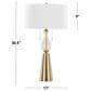 Grandview Gallery Rook Table Lamp in Gold and Clear, , large