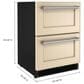 KitchenAid 4.44 Cu. Ft. Undercounter Double-Drawer Refrigerator - Panels Sold Separately, , large