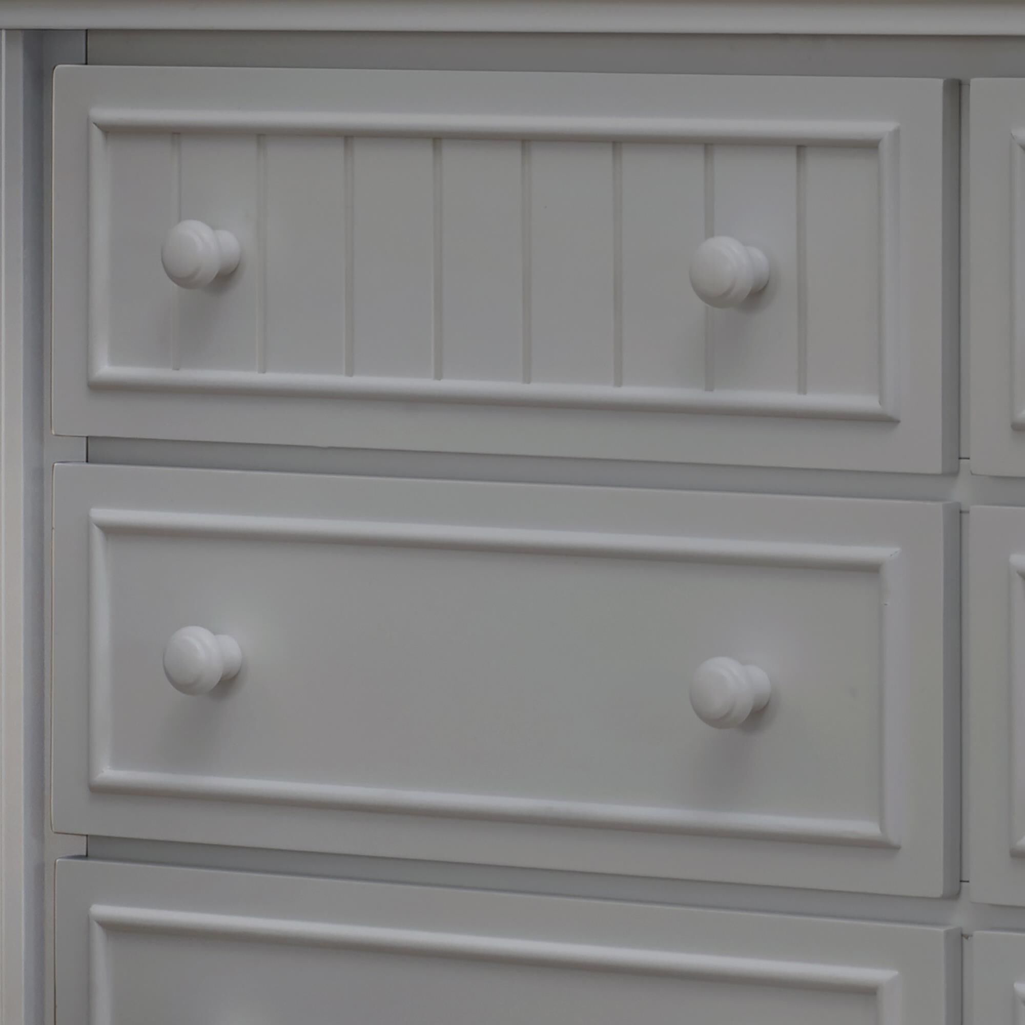 Sorelle Finley 6 Drawer Double Dresser in Weathered Gray NFM