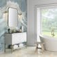 James Martin Vanities Mantova 47.3" Single Vanity in Glossy White and Champagne Brass with 3 cm Charcoal Black Composite Stone Top and Rectangular Sink, , large