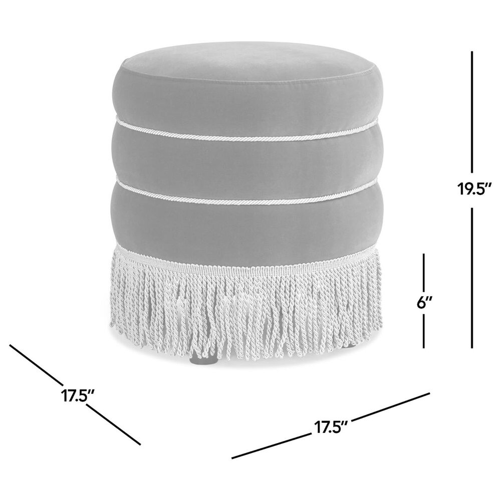 Jennifer Taylor Home Edward Pouf in Fawn Brown, , large