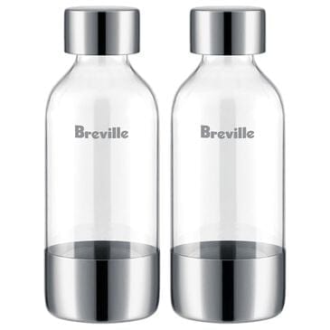 Keystone InFizz 0.6-Liter Bottles for Carbonated Drinks in Brushed Stainless Steel (Set of 2), , large