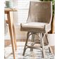 Baxton Studio Bella Swivel Counter Stool in French Grey, , large