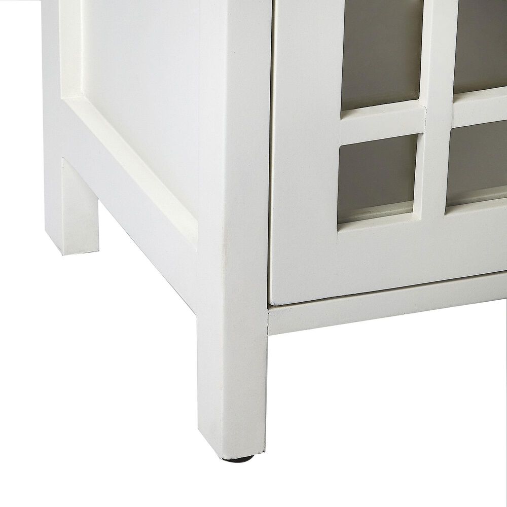 Butler Baxter Chairside Chest in White, , large
