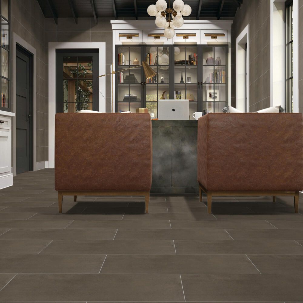 Dal-Tile Portfolio Fango 12" x 24" Porcelain Tile, , large