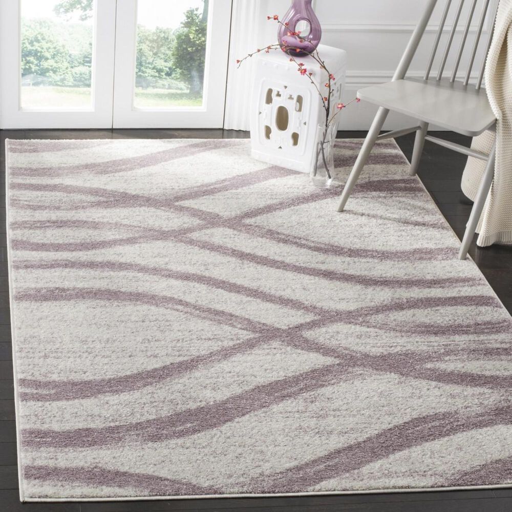 Safavieh Adirondack ADR125L 3&#39; x 5&#39; Cream and Purple Area Rug, , large