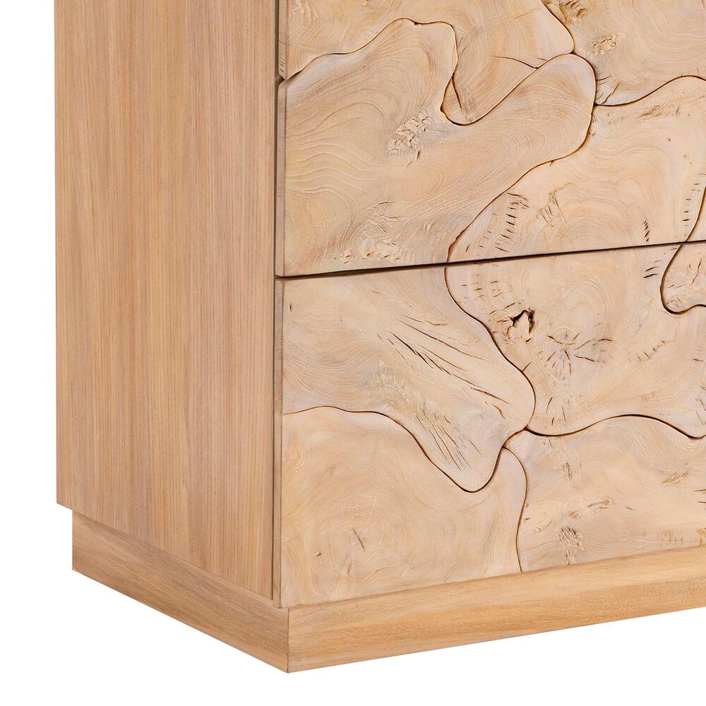 Bernhardt Calavaras 2-Drawer Nightstand in Bleached Teak, , large