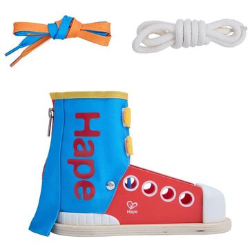 Hape Toys Tie-It Lacing Sneaker, , large