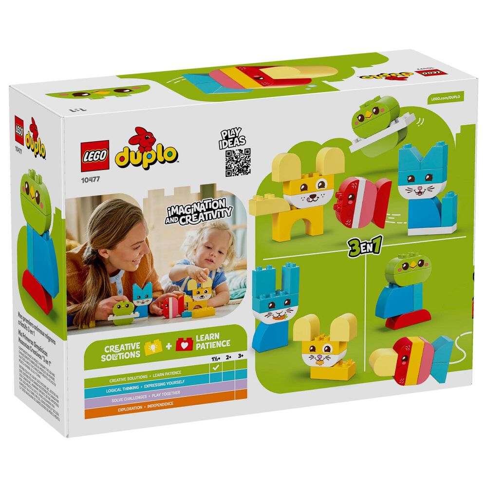 LEGO Duplo My First 3-In-1 Creative Cute Pets Building Set, , large