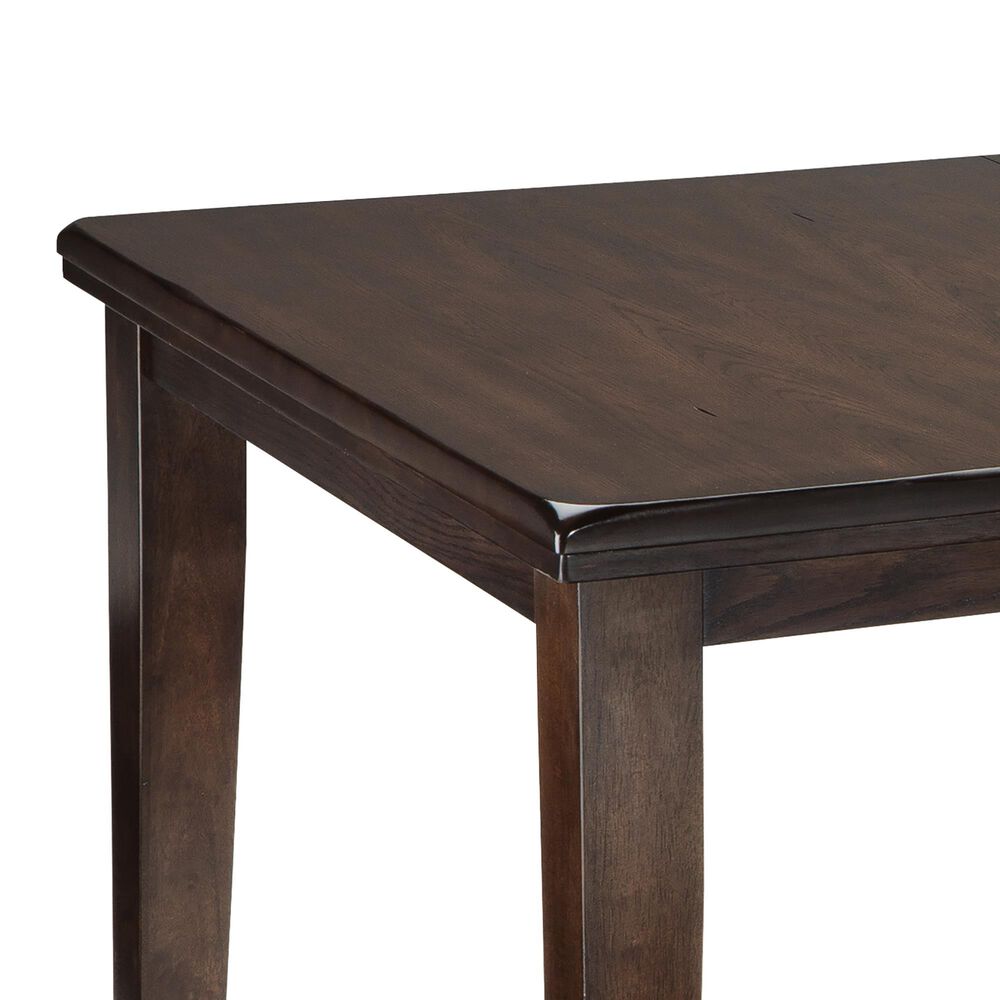 Ashley Haddigan Rectangular Dining Room Extension Table in Dark Brown, , large