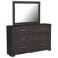 Ashley Belachime 3 Piece Queen Bedroom Set in Dark Charcoal, , large