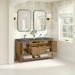 James Martin Vanities Breckenridge 60" Double Bathroom Vanity in Light Natural Oak with 3 cm Parisien Bleu Quartz Top and Rectangular Sinks, , large