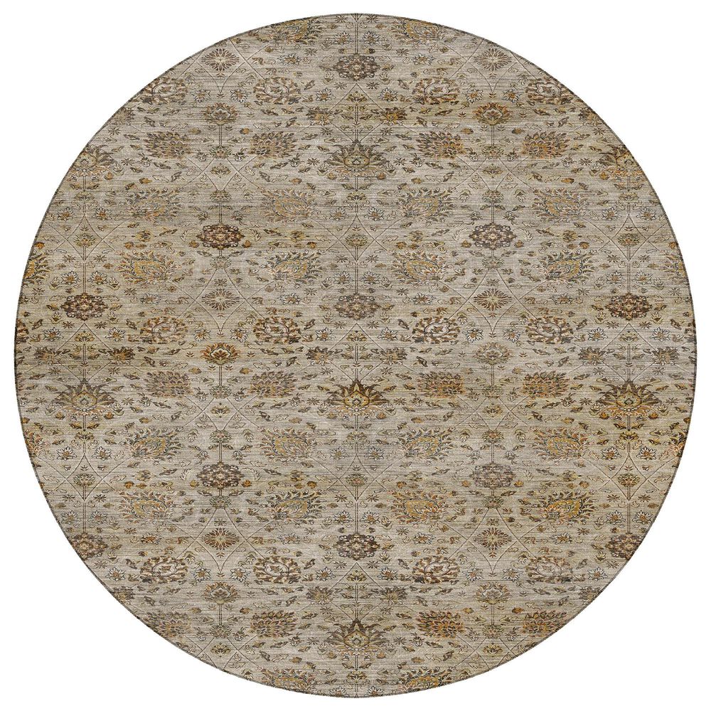 Dalyn Rug Company Aristo AR3 Beige 8" Round Area Rug, , large