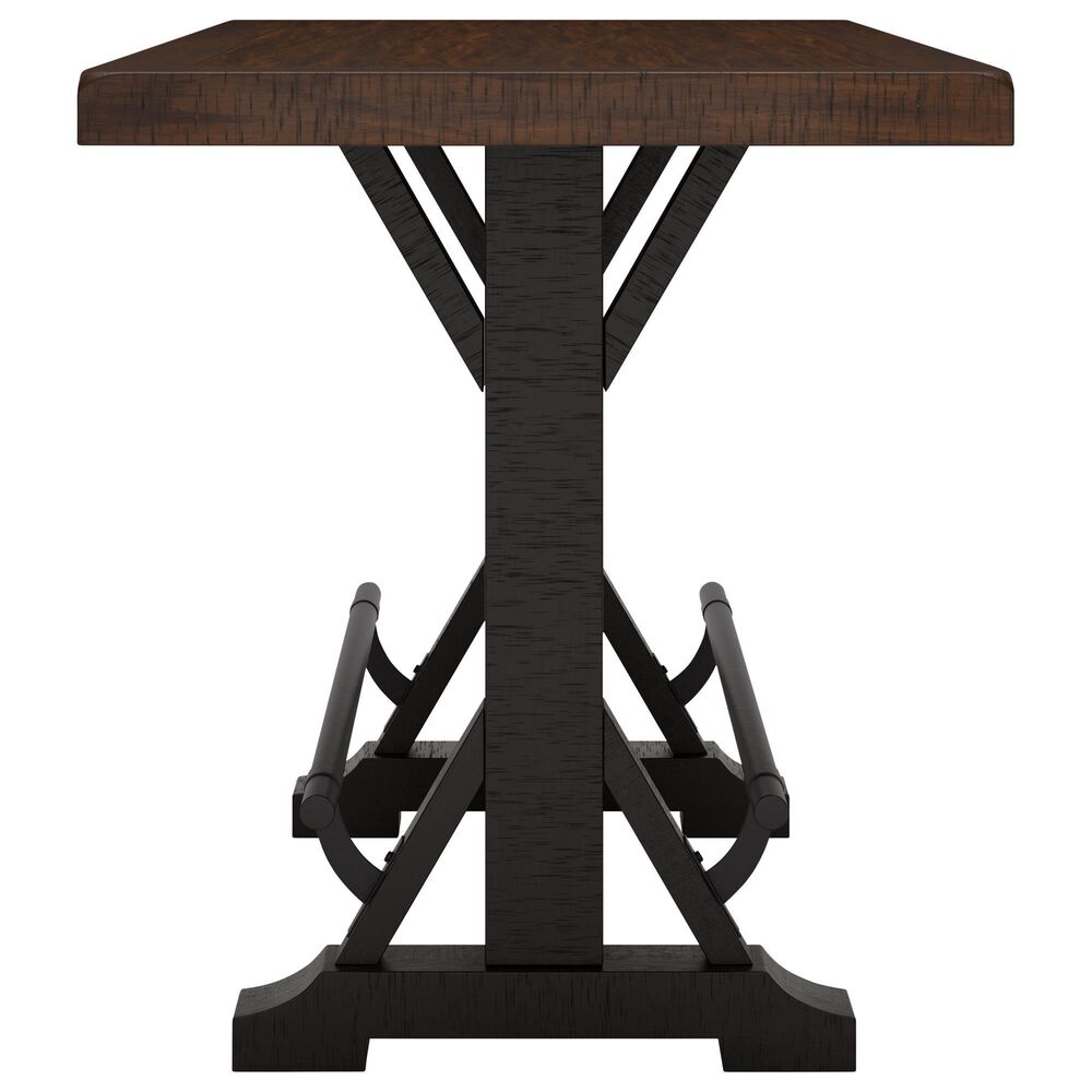Ashley Valebeck 5-Piece Counter Height Dining Set in Black and Brown, , large