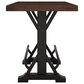 Ashley Valebeck 5-Piece Counter Height Dining Set in Black and Brown, , large