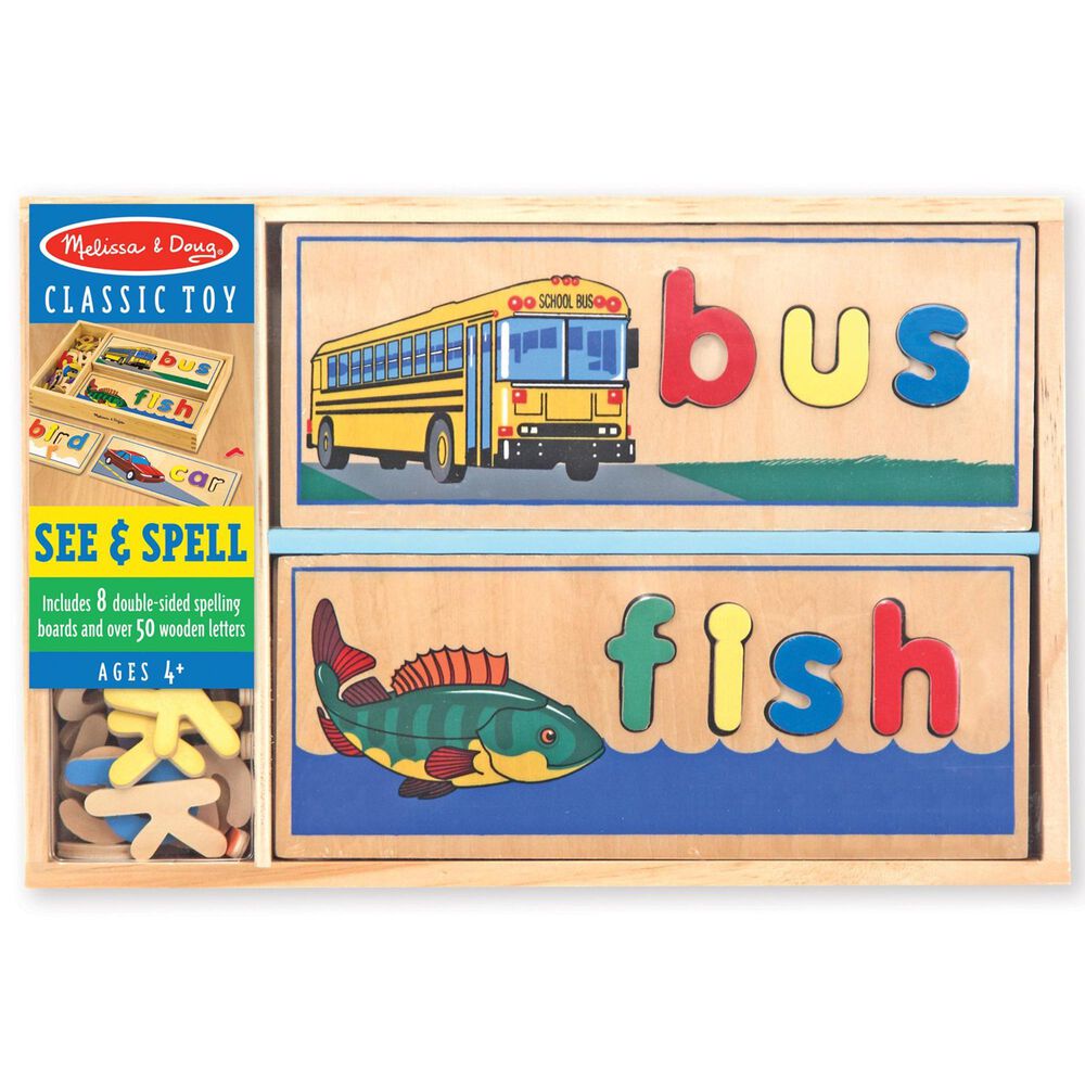 Melissa & Doug See and Spell Learning Toy, , large