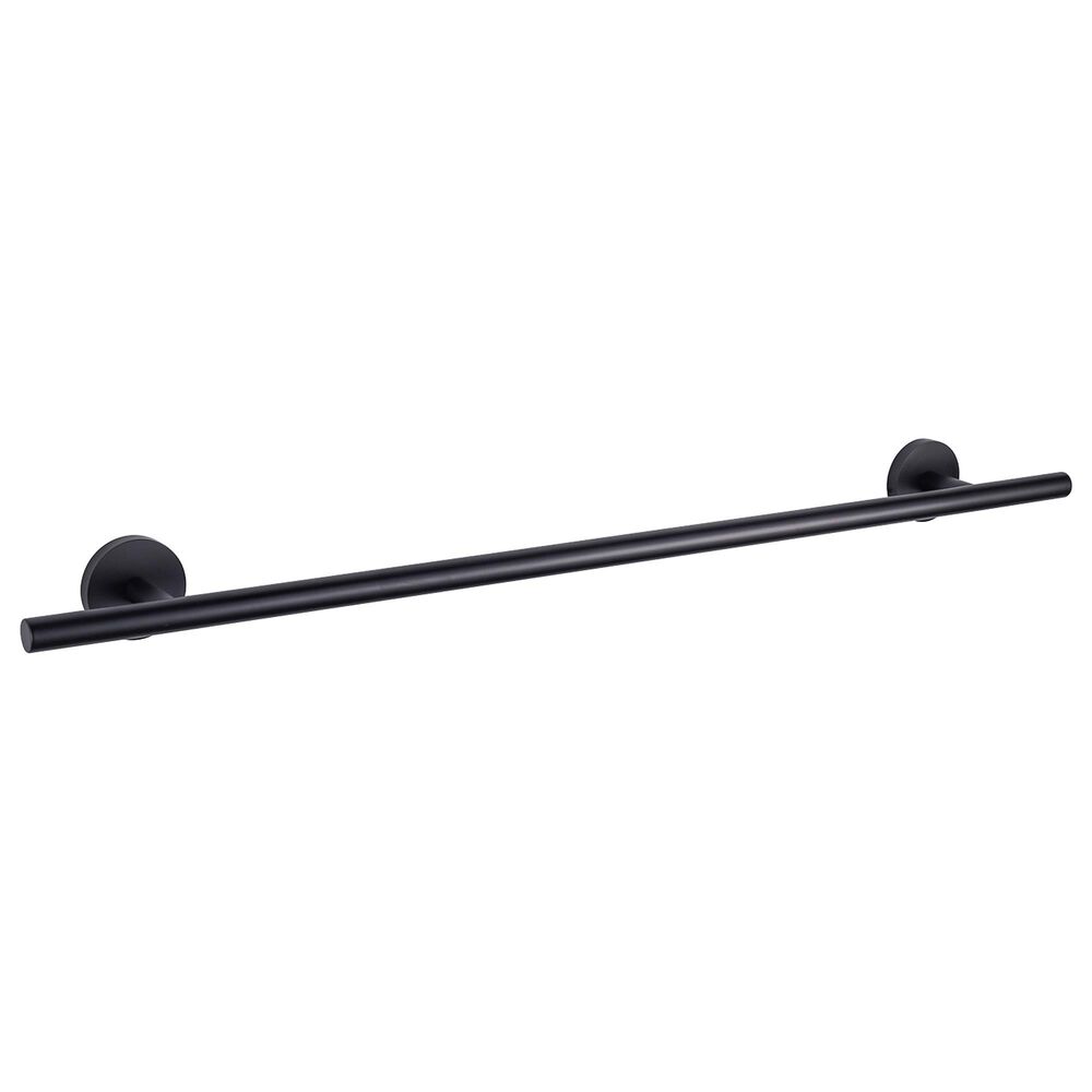 Lexora Home Bagno Nera Towel Bar in Matte Black, , large