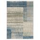 Oriental Weavers Bauer Geometric Lines 6"7" x 9"6" Blue Area Rug, , large