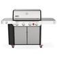 Weber Genesis S-435 Liquid Propane Gas Grill in Stainless Steel, , large